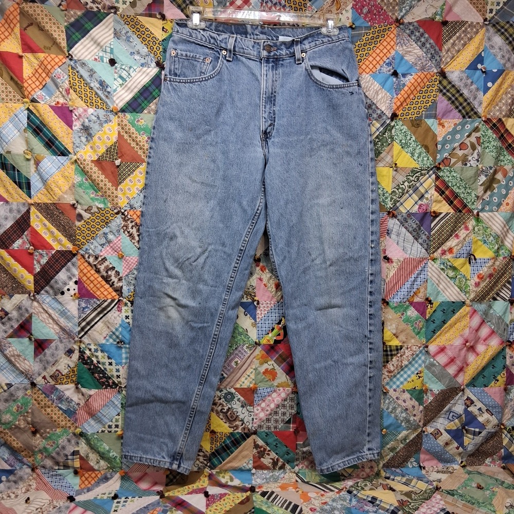 Vintage 1998 Levis 560 Loose Tapered Denim Jeans Mens Size 34x30 Paper Tag